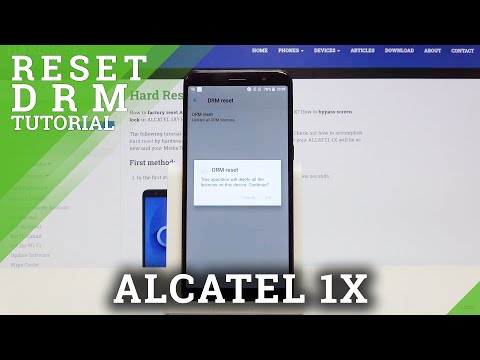 How to Reset DRM Data on ALCATEL 1X - Restore DRM License