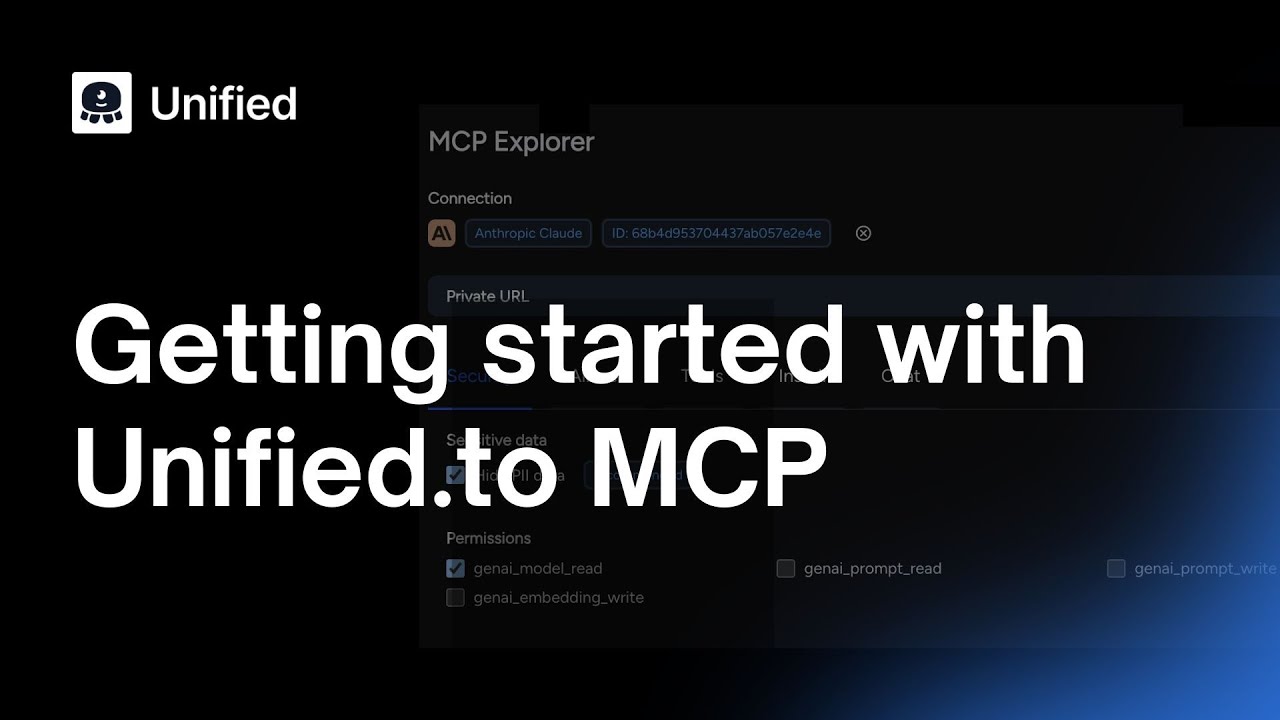 Unified MCP Server demo video
