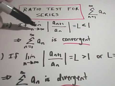 Using the Ratio Test to Determine if a Series Converges #1