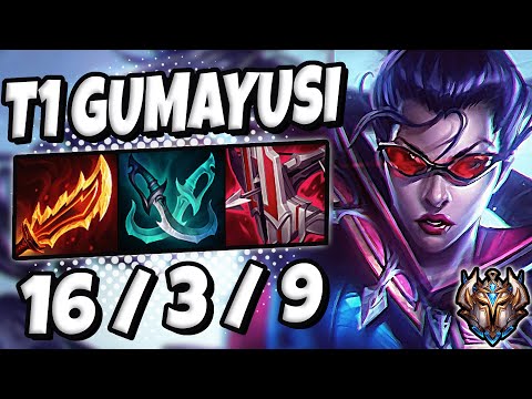 T1 Gumayusi Vayne vs Kaisa [ ADC ] Ranked Challenger Korea Patch 11.24 ✅