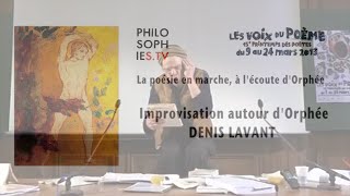 ORPHÉE – Improvisation sur le thème d'Orphée (performance du comédien Denis Lavant filmée en 2013)