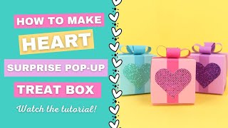 DIY Heart Surprise Pop-up Gift Box With Cricut