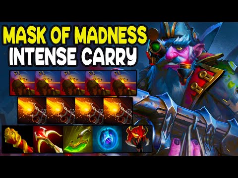 MASK OF MADNESS - INTENSE CARRY - INSANE HEADSHOT - DOTA 2 GAMEPLAY