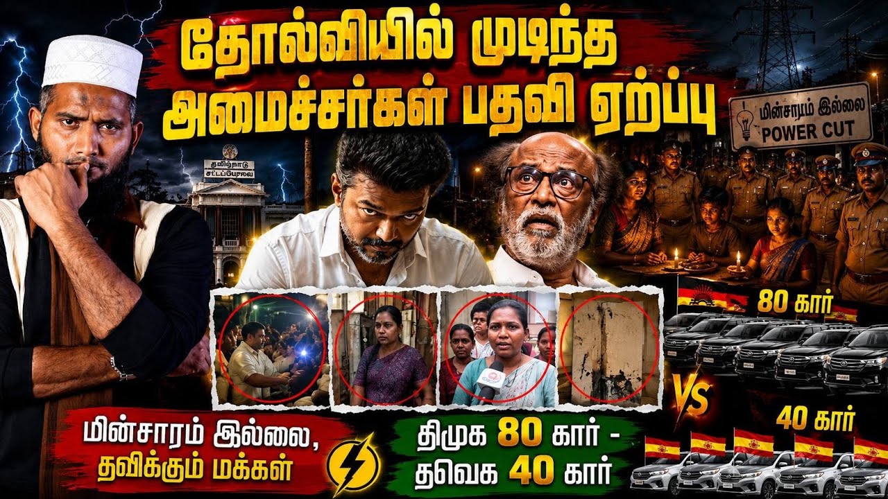 தோல்வியில் முடிந்த அமைச்சர்கள் பதவி ஏற்பு! மின்சார?