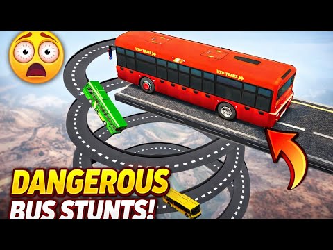 🎮 Impossible Game Bus Stunt 3D | Extreme Bus Stunts Gameplay (Android)