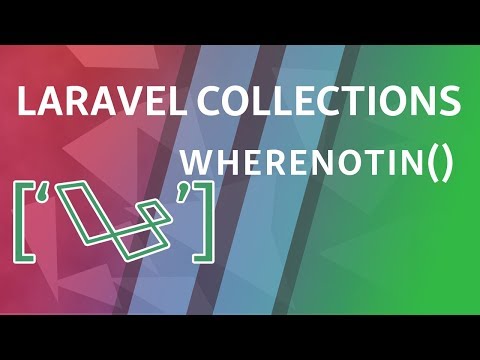 whereNotIn whereNotInStrict | Laravel Collections