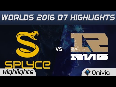 SPY vs RNG Highlights Worlds 2016 D7 Splyce vs Royal Never Give Up