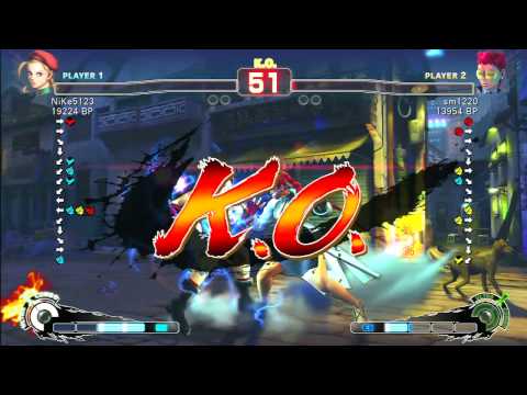 SSF4 Rank Match  NiKe5123 (CA)  vs  sm1220 (JR)