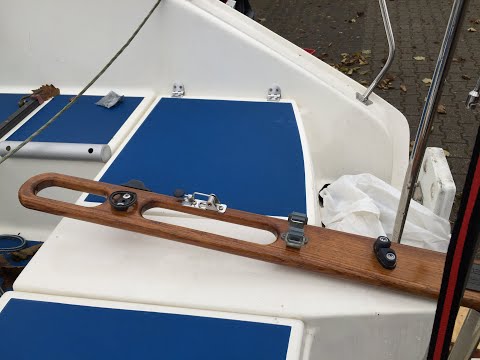 DIY Restautaurierung Boot Ruderpinne Jantar 21