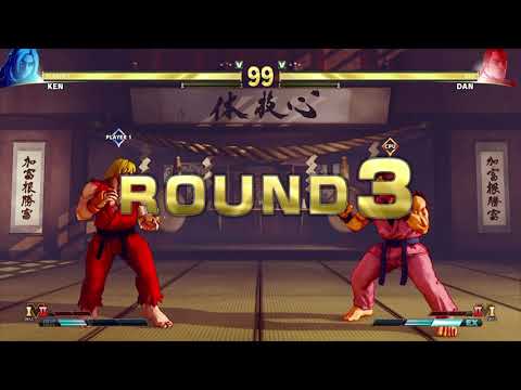 STREET FIGHTER V Ken vs Dan