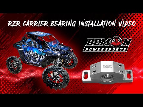 How To Install RZR Carrier Bearing | Make Your Ride Vibration Free | Video By Aaron Stortz