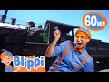 Blippi Explores A Steam Train Blippi Vehicles Learning Videos For Kids