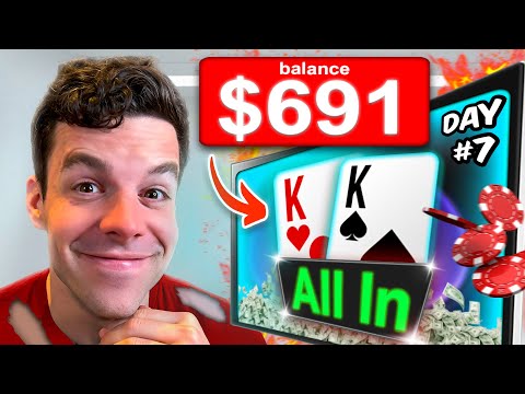 I’m Restarting My Poker Career at $0 - Day 7