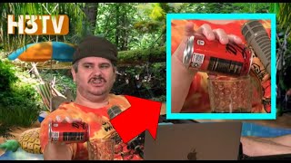 Ethan spills his Coca-Cola and ruins the show