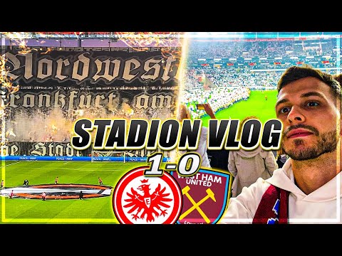 PLATZSTURM😱EINTRACHT FRANKFURT VS. WEST HAM UNITED EURO LEAGUE STADIONVLOG🔥