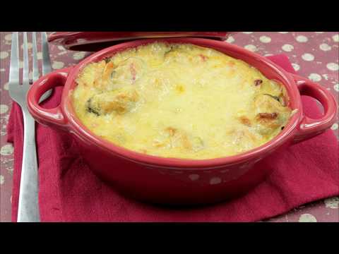 Recette : Gratin de moules aux courgettes