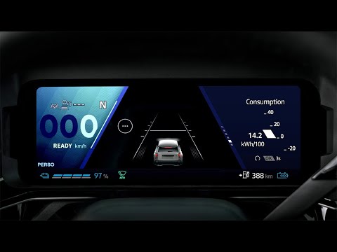 quadro della strumentazione di OpenR – R4 E-Tech electric – Renault