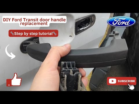 Ford Transit Door handle replacement + door panel removal 🛠️step by step🛠️