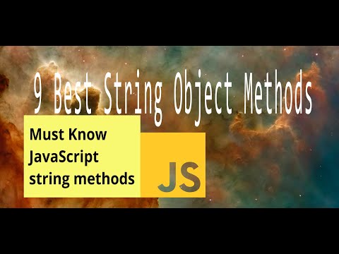 9 Best String Object Methods Javascript