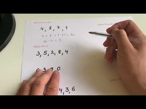 Gemiddelde, mediaan, modus en variatiebreedte