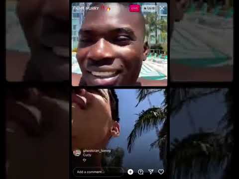 Noticuz On Live Watching Kenzo B And Curly Savv Flirt In The Pool In LA