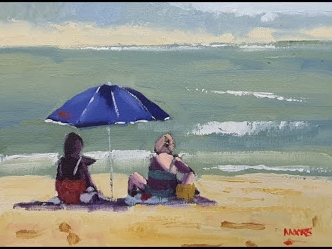 Learn To Paint TV E99 "Beach Bums" Figure Painting For Beginners