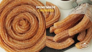 바삭바삭! ๑❛ڡ❛๑ 츄러스 만들기 : Homemade Churros Recipe : チュロス | Cooking tree