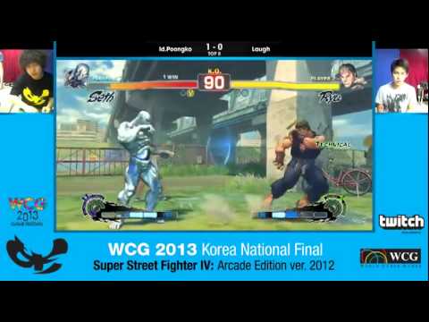 WCG 2013 Korea - PoongKO (Seth) vs. Laugh (Ryu) - AE Top 8 (W)