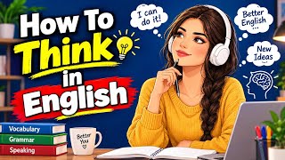 Think in English Naturally | Learn English Speaking, Conversation Skills & Fluency Faster