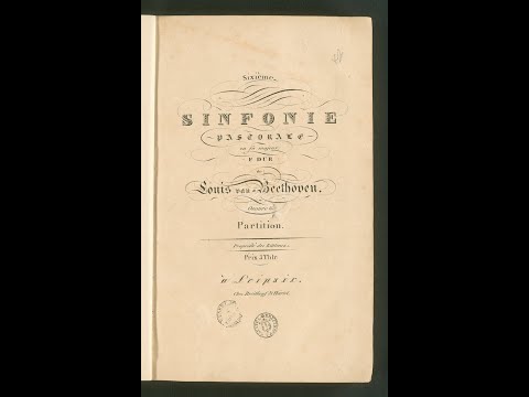 Beethoven:   Symphony no. 6 in F major op. 68 "Pastorale"  -  Dimitri Mitropoulos, direttore
