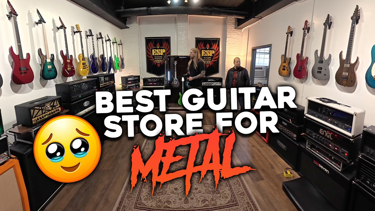 BEST GUITAR STORE FOR METAL... - YouTube