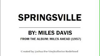 Miles Davis - Springsville (audio)