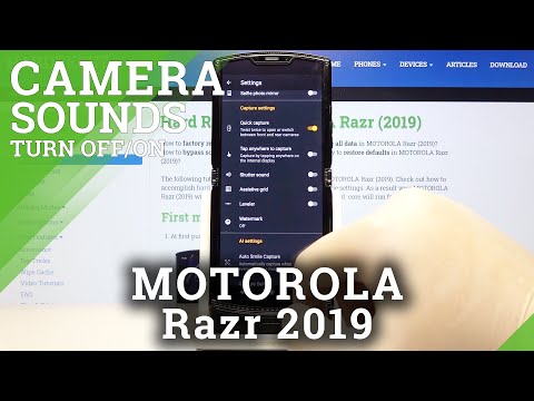 How to Disable Camera Shutter Sound in MOTOROLA Razr 2019 – Camera Settings