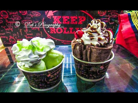 roll icecream now  in kolkata @ frolzz, Park street kolkata india || Episode #5 Video