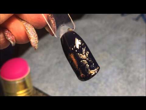 Nail Art Tutorial - stämpla med gellack