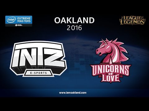 LoL - INTZ vs. Unicorns of Love - Game 1 - Quarterfinal - IEM Oakland 2016