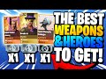MUST HAVE WEAPONS & HEROES TO SPEND YOUR VENTURE VOUCHERS ON!