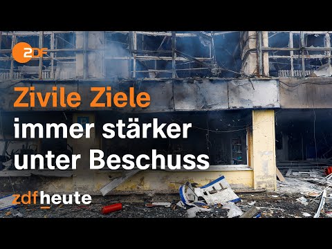Russlands Krieg gegen die Ukraine - Tag 7 nach Putins Angriff | ZDF-Mittagsmagazin