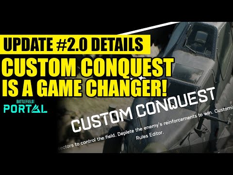 Battlefield 2042 Portal - All the game changing details in Season 2 - Custom Conquest Rules Editor