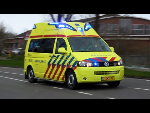 A1, Silverline Ambulance 02-118 Dokkum naar melding in Aalsum