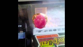 preview picture of video 'Ruby pink stone ring Lebong, Bengkulu, Indonesia'