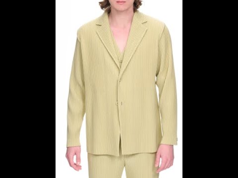 Fashion Review: Homme Plissé  Issey Miyake Pleated Suit