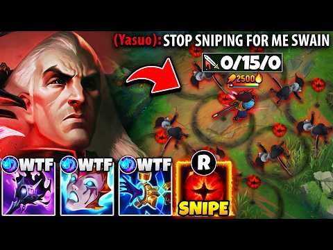 I ruined this Yasuo’s day with my Global Swain Ganks (HE DIED 15 TIMES)