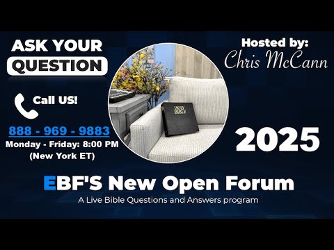 (Episode 1199) EBF’s New Open Forum - July 17, 2025