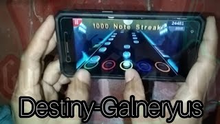 Destiny - Galneryus || 100% Hard With Thumbs 🔥(1/0)❤️ || Guitar Flash Mobile.