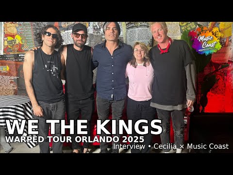 We The Kings – Warped Tour Orlando 2025 Interview (Cecilia x Music Coast)