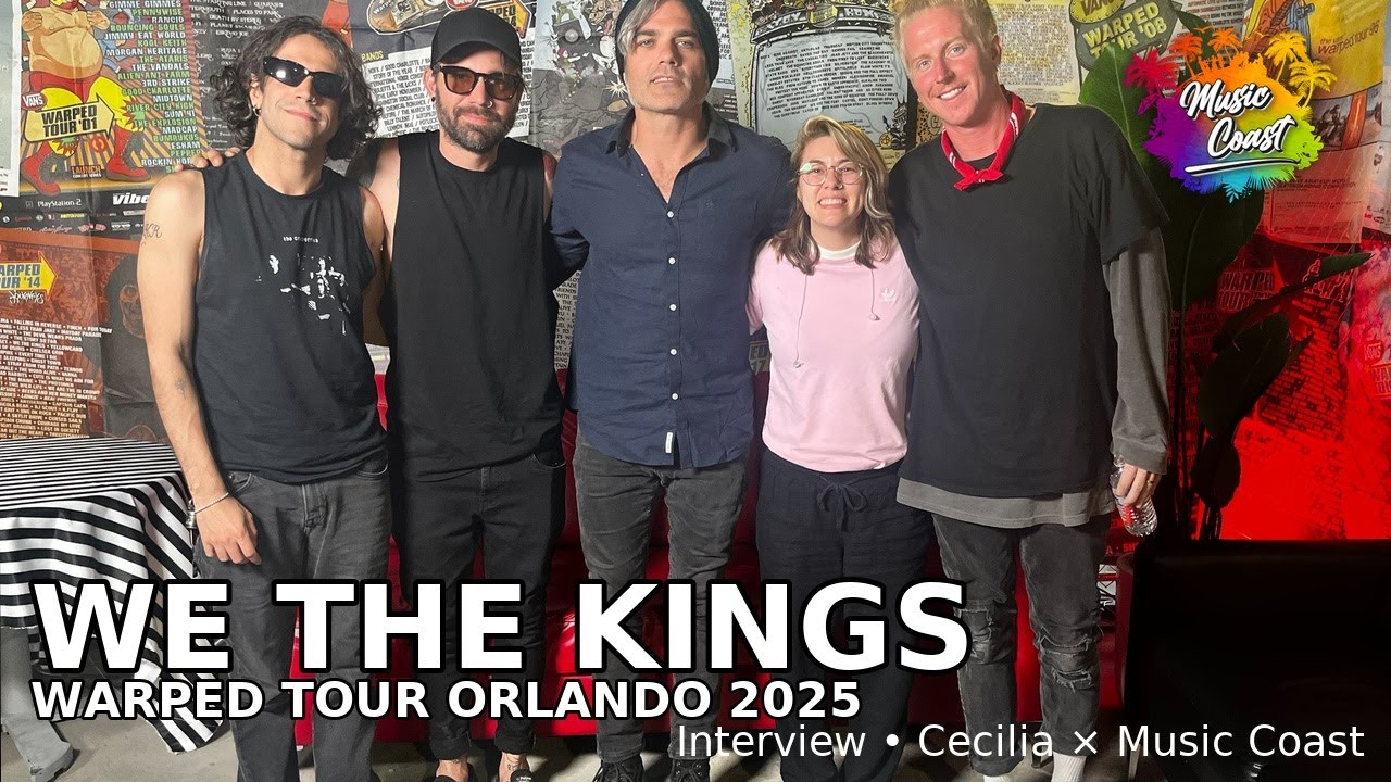 We The Kings – Warped Tour Orlando 2025 Interview (Cecilia x Music Coast)