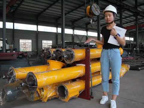 Screw conveyor for cement transportation