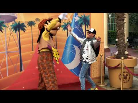 Jeferson Roxo e Pateta em Walt Disney World 2018