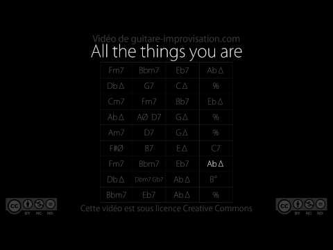 All the things you are - Backing Track